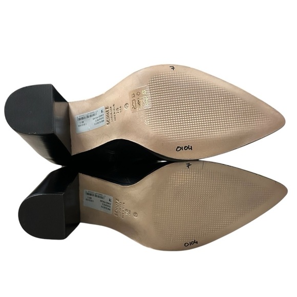 Schutz Mikki Leather Over The Knee Block Up Black Leather Boots Size 7 - Picture 14 of 14